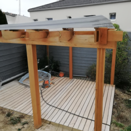 Réparation de toiture de pergola en acier Pontarlier